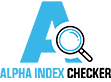 Alpha Index Checker
